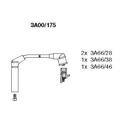 Imagine Set cablaj aprinder BREMI 3A00/175