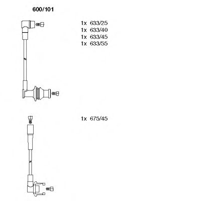 Imagine Set cablaj aprinder BREMI 600/101