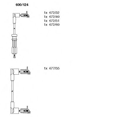 Imagine Set cablaj aprinder BREMI 600/124