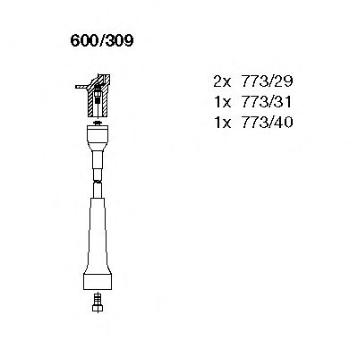 Imagine Set cablaj aprinder BREMI 600/309