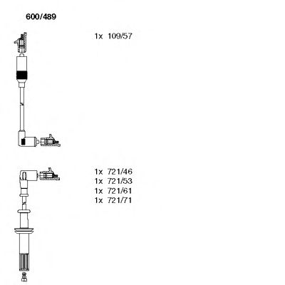 Imagine Set cablaj aprinder BREMI 600/489