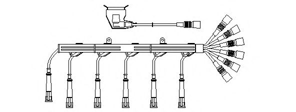 Imagine Set cablaj aprinder BREMI 780/100