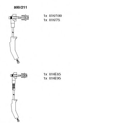 Imagine Set cablaj aprinder BREMI 800/211