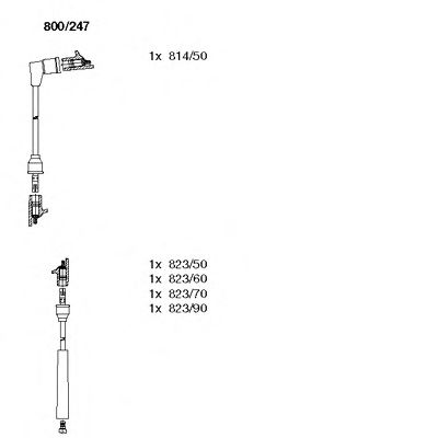 Imagine Set cablaj aprinder BREMI 800/247