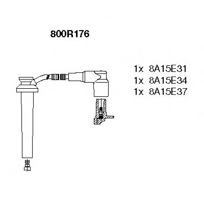 Imagine Set cablaj aprinder BREMI 800R176