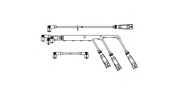 Imagine Set cablaj aprinder BREMI 923/100