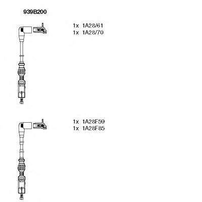 Imagine Set cablaj aprinder BREMI 939B200