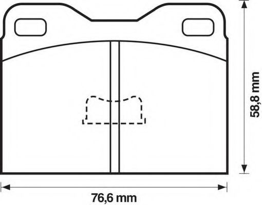 Imagine set placute frana,frana disc JURID 571245J