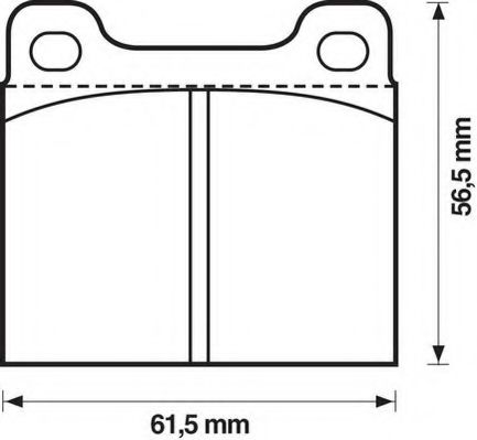 Imagine set placute frana,frana disc JURID 571279D