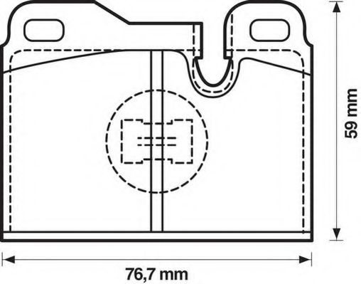 Imagine set placute frana,frana disc JURID 571354J-AS