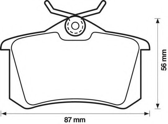 Imagine set placute frana,frana disc JURID 571361D