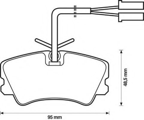 Imagine set placute frana,frana disc JURID 571410J