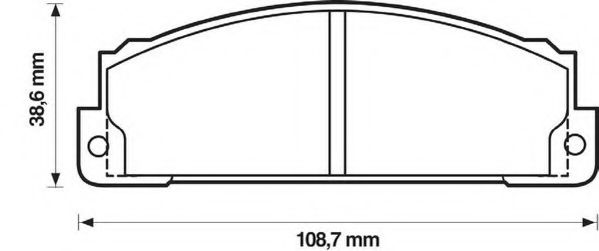 Imagine set placute frana,frana disc JURID 571463J