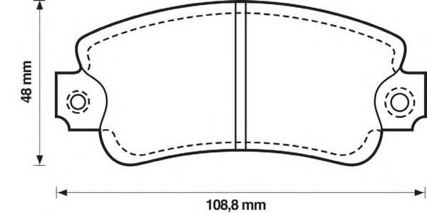 Imagine set placute frana,frana disc JURID 571464J