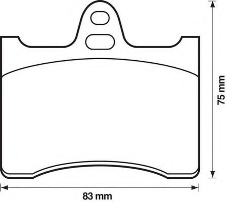 Imagine set placute frana,frana disc JURID 571896J