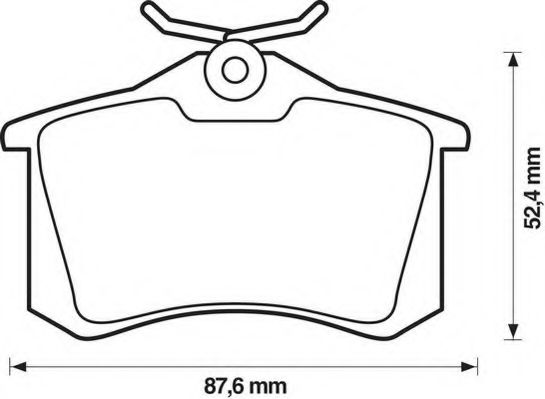 Imagine set placute frana,frana disc JURID 571906D