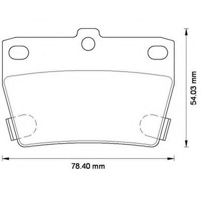 Imagine set placute frana,frana disc JURID 572488J