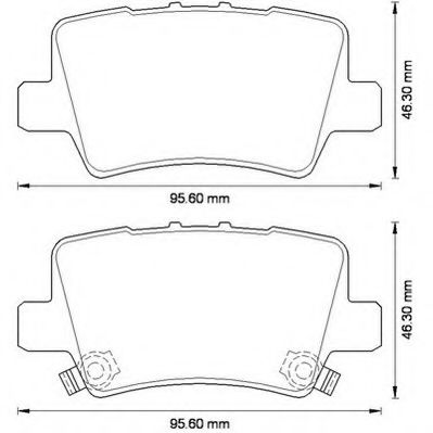 Imagine set placute frana,frana disc JURID 572580J