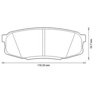 Imagine set placute frana,frana disc JURID 572597J