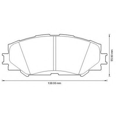 Imagine set placute frana,frana disc JURID 572598JC