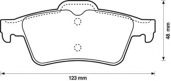 Imagine set placute frana,frana disc JURID 573018J