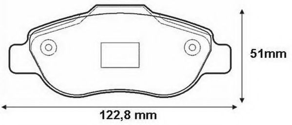 Imagine set placute frana,frana disc JURID 573168J