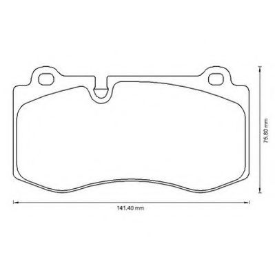 Imagine set placute frana,frana disc JURID 573178J