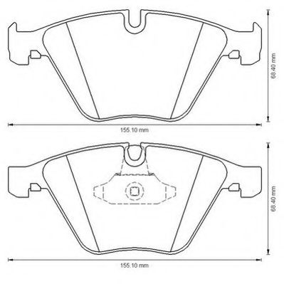 Imagine set placute frana,frana disc JURID 573181JC