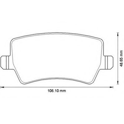 Imagine set placute frana,frana disc JURID 573250J