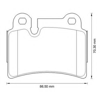 Imagine set placute frana,frana disc JURID 573297JC