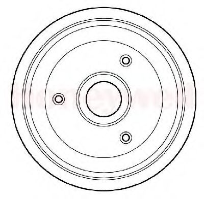 Imagine Tambur frana BENDIX 329702B