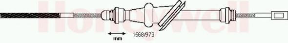 Imagine Cablu, frana de parcare BENDIX 431080B