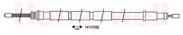 Imagine Cablu, frana de parcare BENDIX 431129B