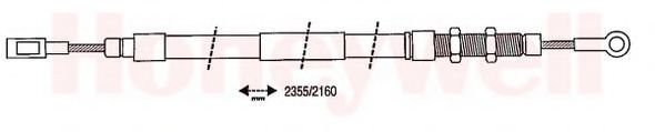 Imagine Cablu, frana de parcare BENDIX 431131B