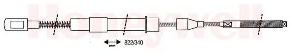 Imagine Cablu, frana de parcare BENDIX 431253B