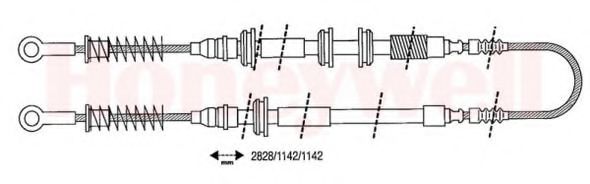 Imagine Cablu, frana de parcare BENDIX 432016B