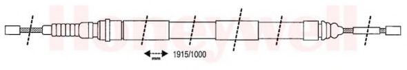 Imagine Cablu, frana de parcare BENDIX 432161B