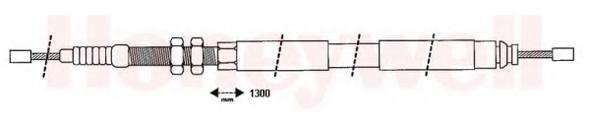 Imagine Cablu, frana de parcare BENDIX 432413B