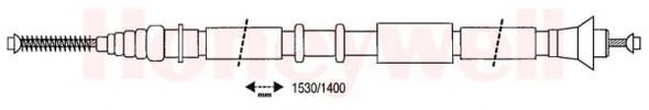 Imagine Cablu, frana de parcare BENDIX 432647B