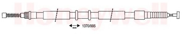 Imagine Cablu, frana de parcare BENDIX 432650B