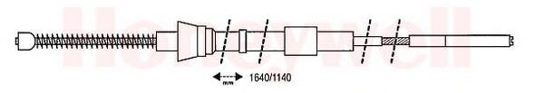 Imagine Cablu, frana de parcare BENDIX 432707B