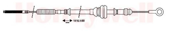 Imagine Cablu, frana de parcare BENDIX 432715B