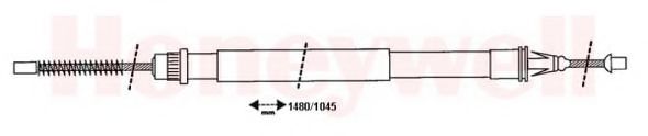 Imagine Cablu, frana de parcare BENDIX 432824B