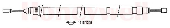 Imagine Cablu, frana de parcare BENDIX 432888B