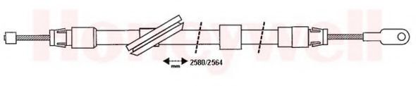 Imagine Cablu, frana de parcare BENDIX 432903B