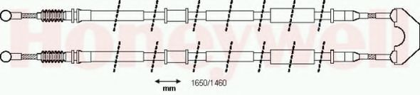 Imagine Cablu, frana de parcare BENDIX 433088B
