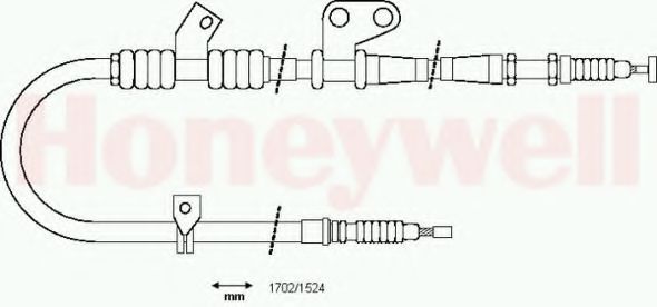 Imagine Cablu, frana de parcare BENDIX 434347B