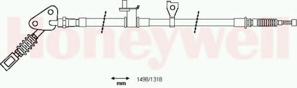 Imagine Cablu, frana de parcare BENDIX 434353B