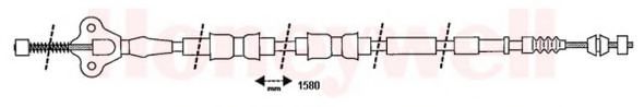 Imagine Cablu, frana de parcare BENDIX 434382B