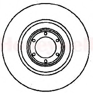 Imagine Disc frana BENDIX 561249B